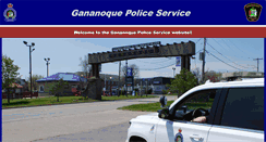 Desktop Screenshot of gananoquepoliceservice.com