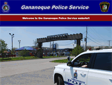 Tablet Screenshot of gananoquepoliceservice.com